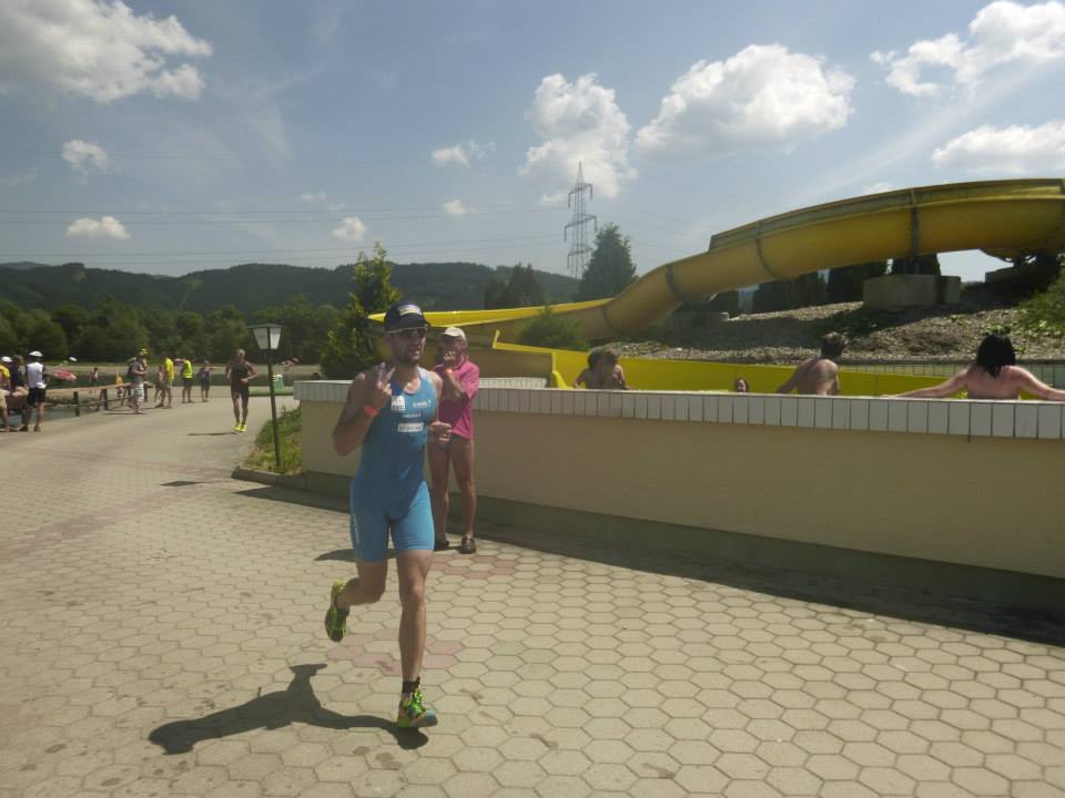 Second of four laps done - two more to go!